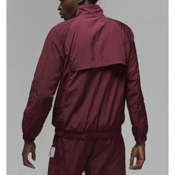 Jordan DQ7336 Men's Sz S Cherrywood Red Essentials Statement Warm-Up Jacket - Picture 11 of 11